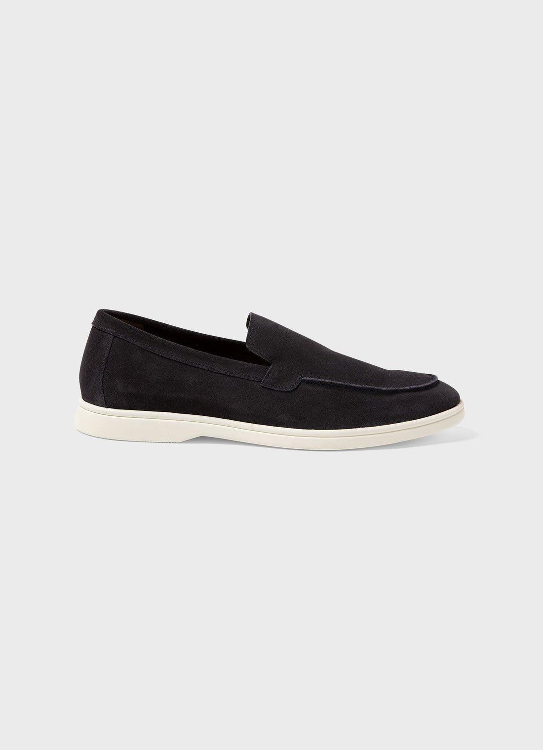 Men's Suede Loafer in Navy