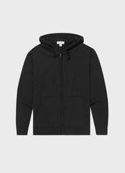 Men's Merino Zip Hoody in Black