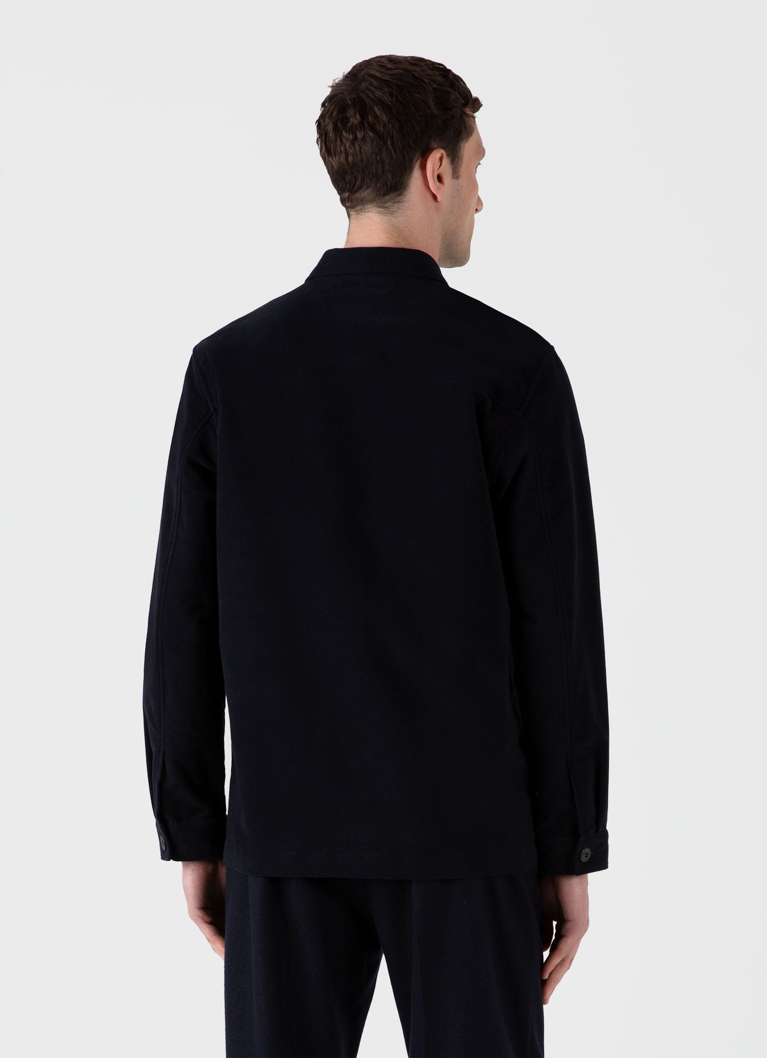 Men's Moleskin Twin Pocket Jacket in Navy