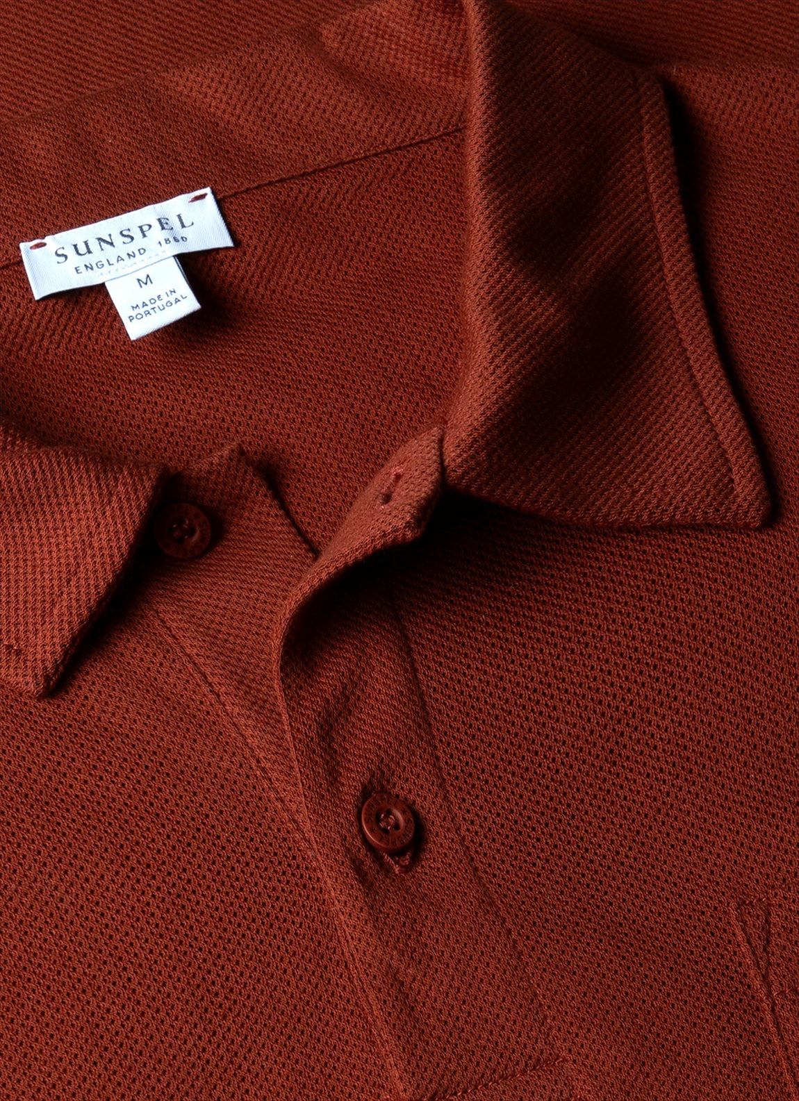 Men's Riviera Polo Shirt in Dark Clay