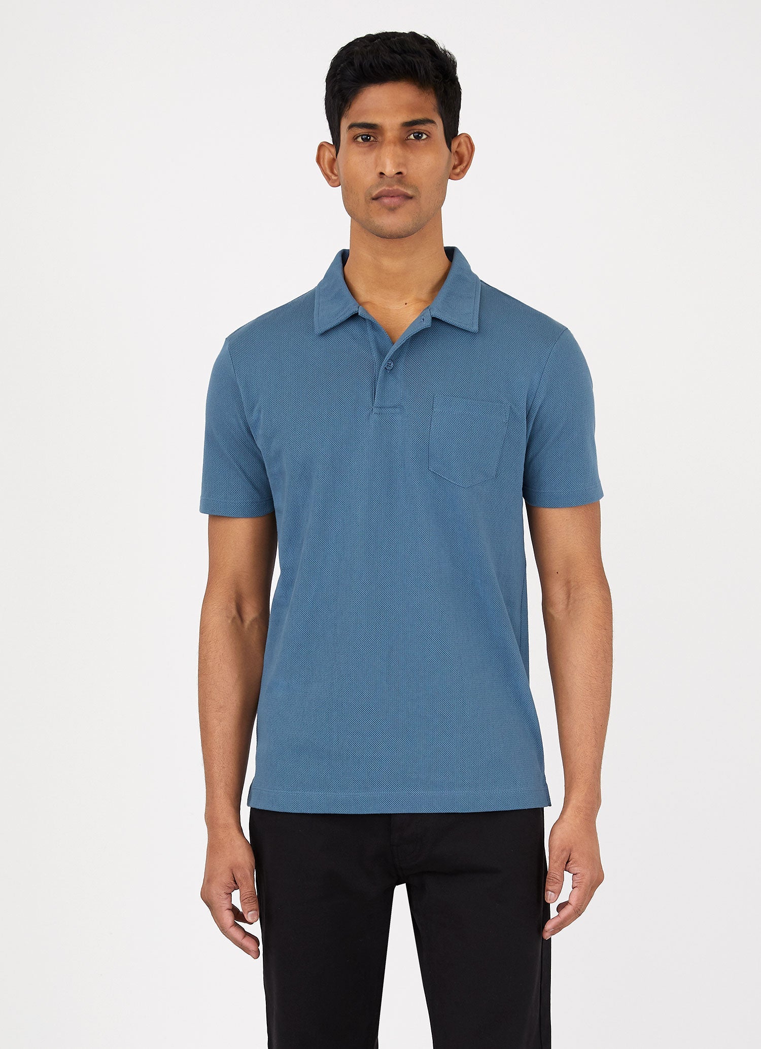 Men's Riviera Polo Shirt in Airforce