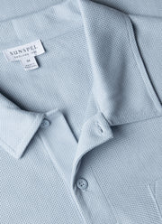 Men's Riviera Polo Shirt in Blue Mist