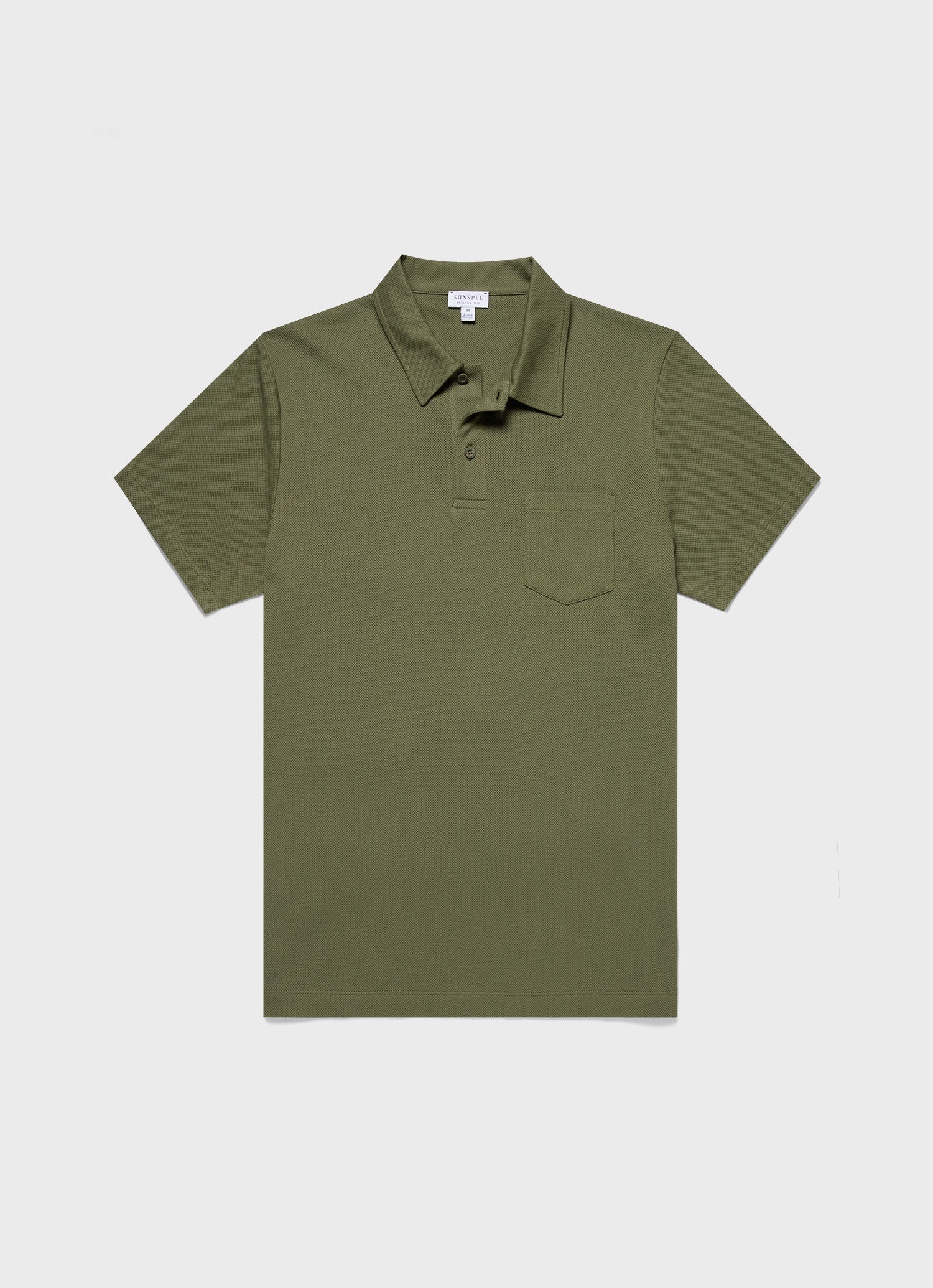 Men's Riviera Polo Shirt in Moss Green