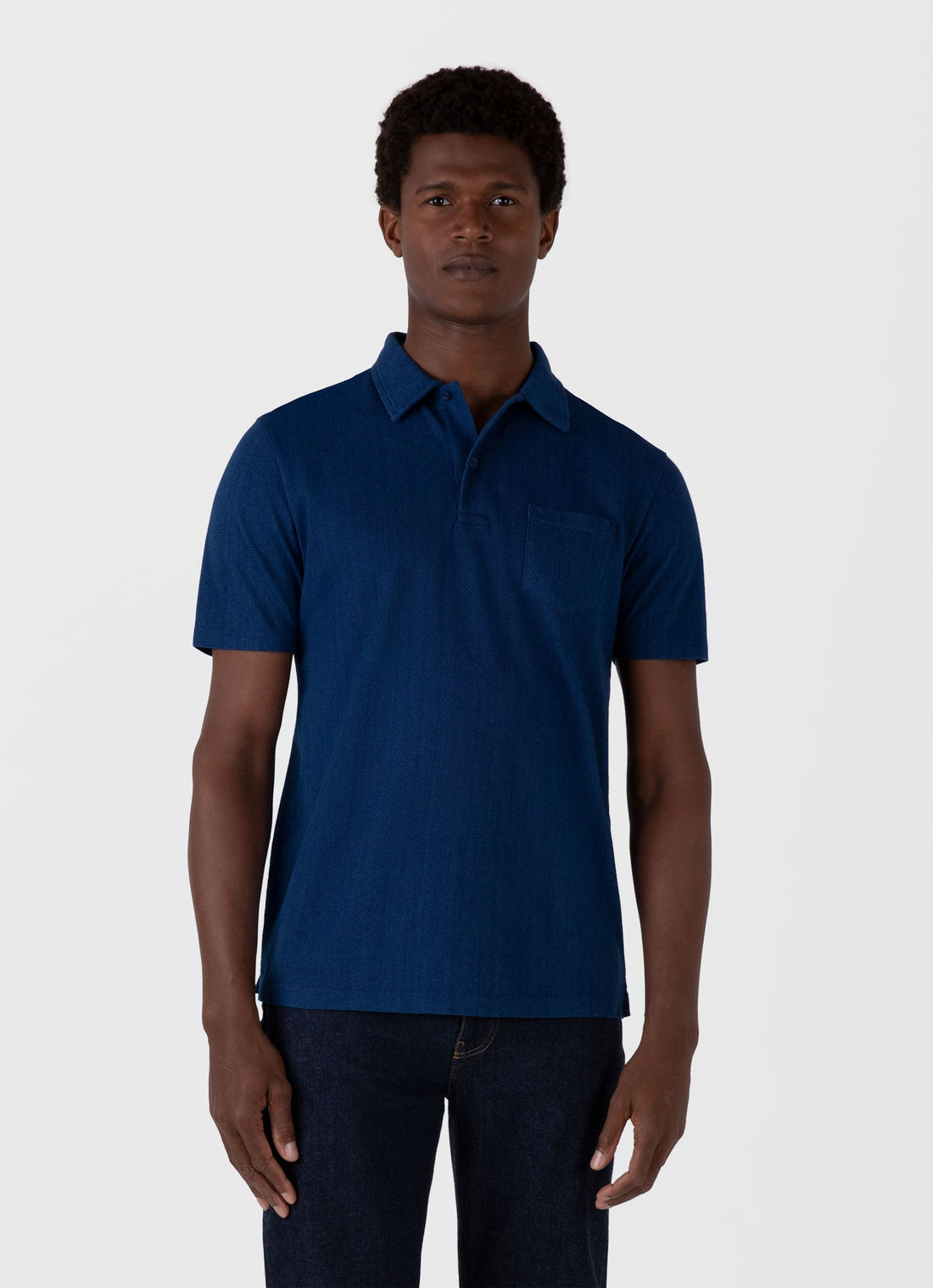 Men's Riviera Polo Shirt in Real Indigo