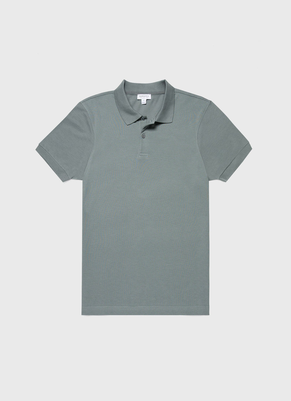 Men's Piqué Polo Shirt in Smoke Green