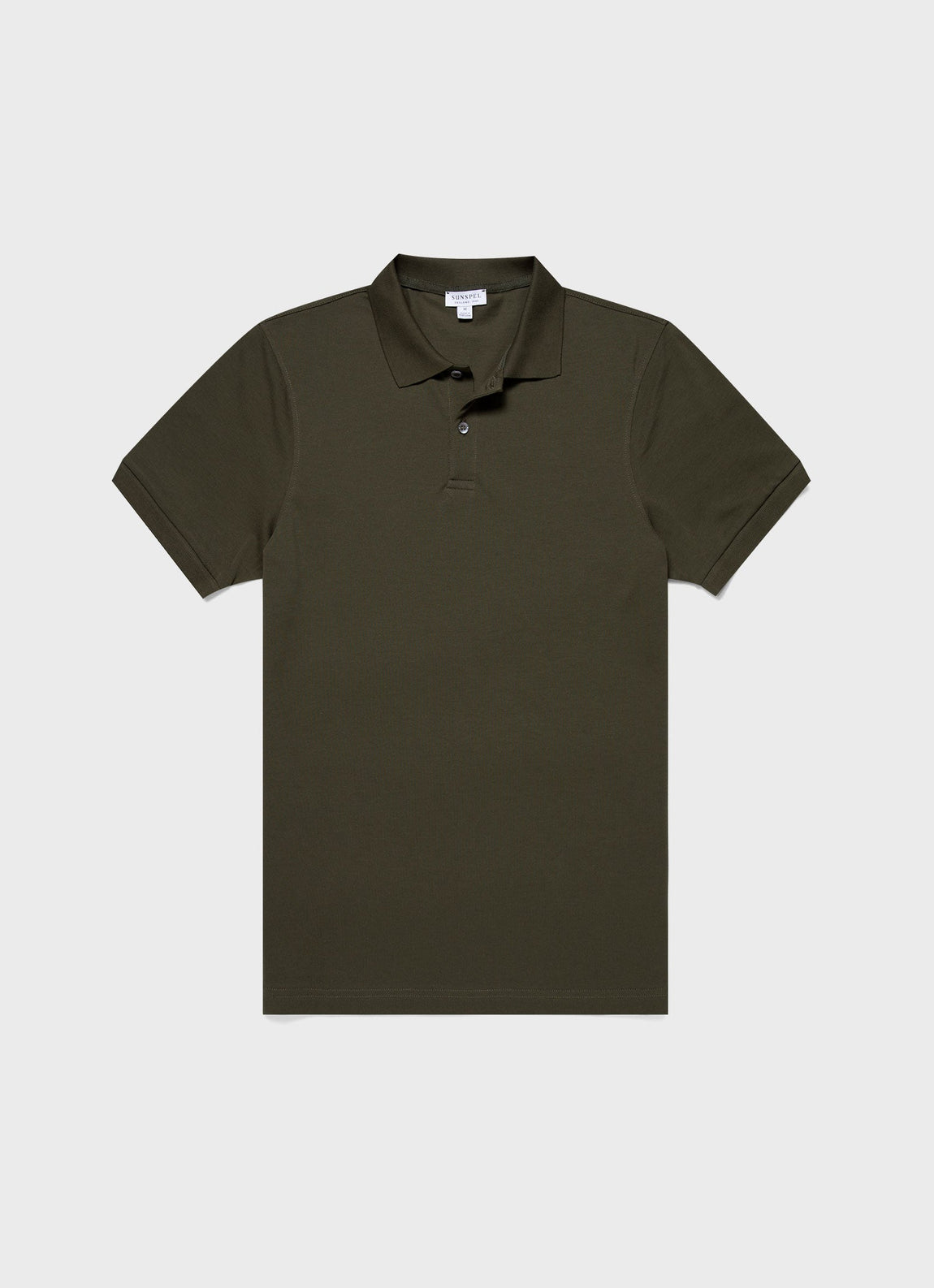 Men's Piqué Polo Shirt in Pine Green