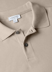 Men's Piqué Polo Shirt in Ash Grey