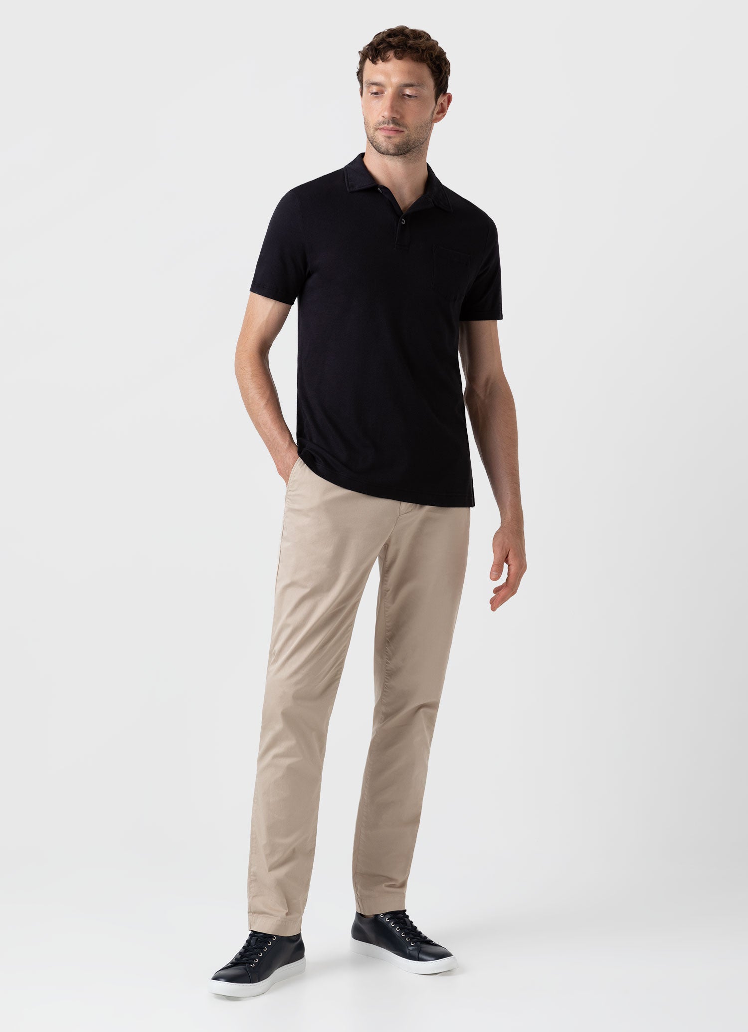 Black polo chino pants online