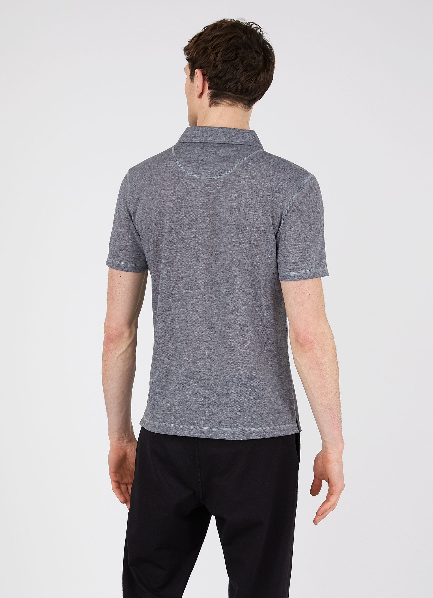 Men's DriRelease Active Polo Shirt in Grey Melange