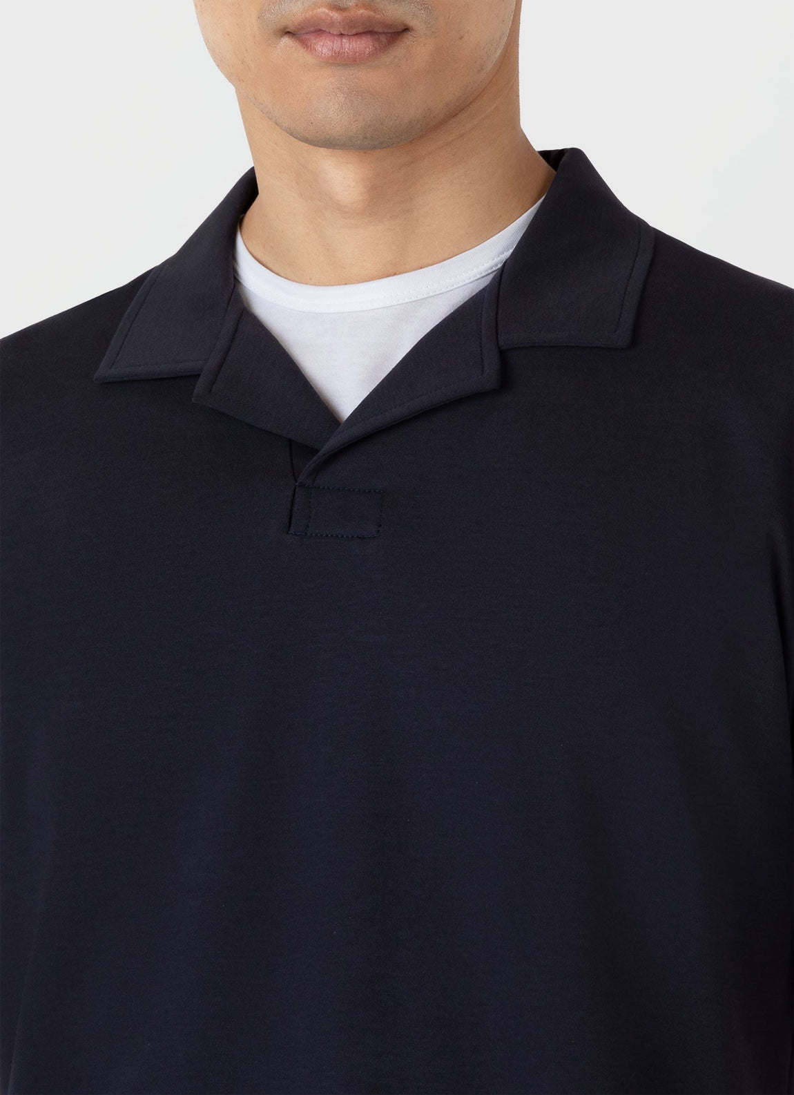 Men's Heavyweight Polo Shirt in Navy