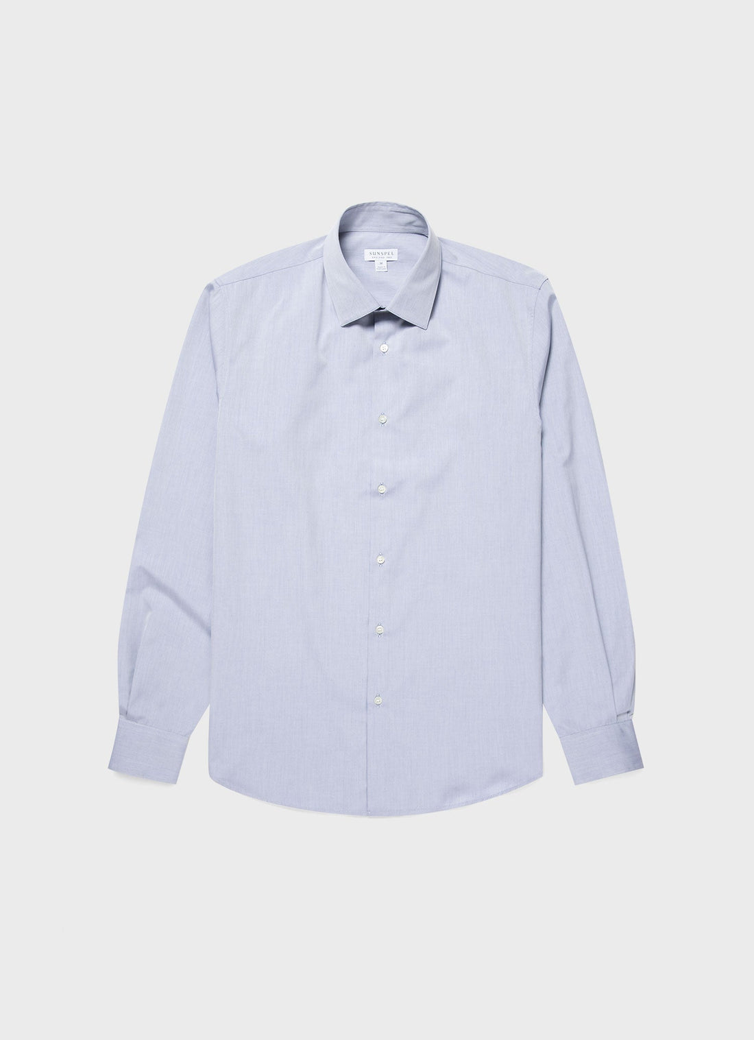 Men's Sea Island Cotton Shirt in Light Blue