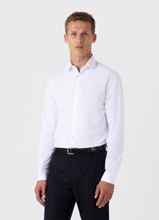 Men's Sea Island Cotton Shirt in White