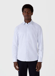 Men's Oxford Shirt in Light Blue/White