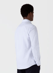 Men's Oxford Shirt in Light Blue/White