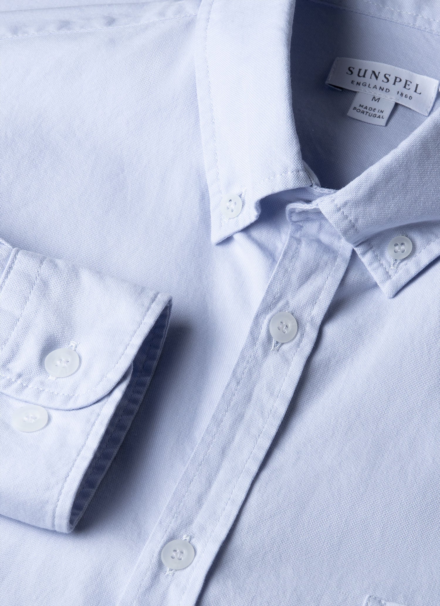 Men's Button Down Oxford Shirt in Light Blue