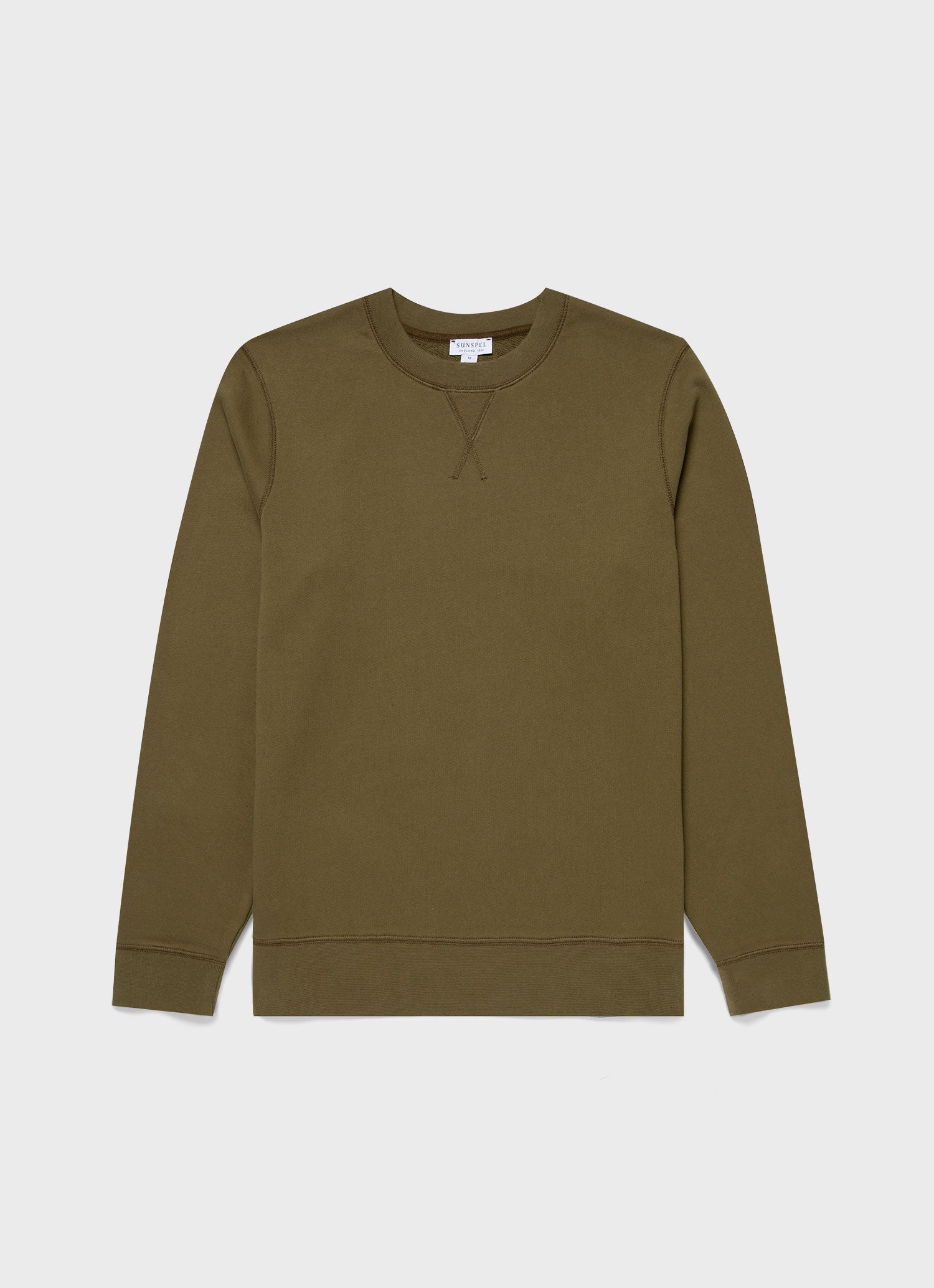 Men's Loopback Sweatshirt in Olive Green