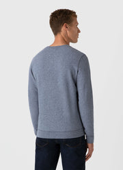 Men's Loopback Sweatshirt in Navy Twist