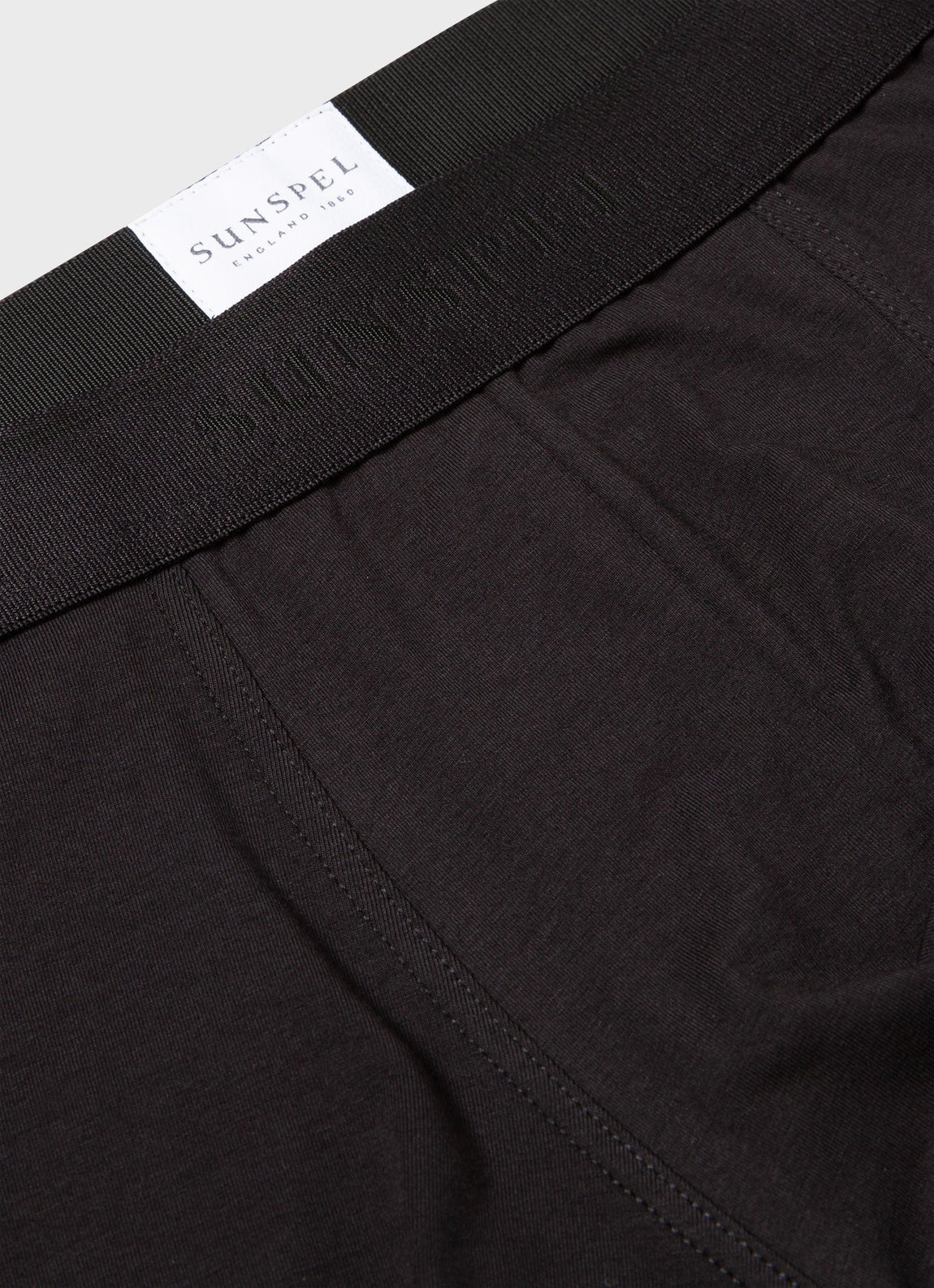 Men's Stretch Cotton Trunks in Black