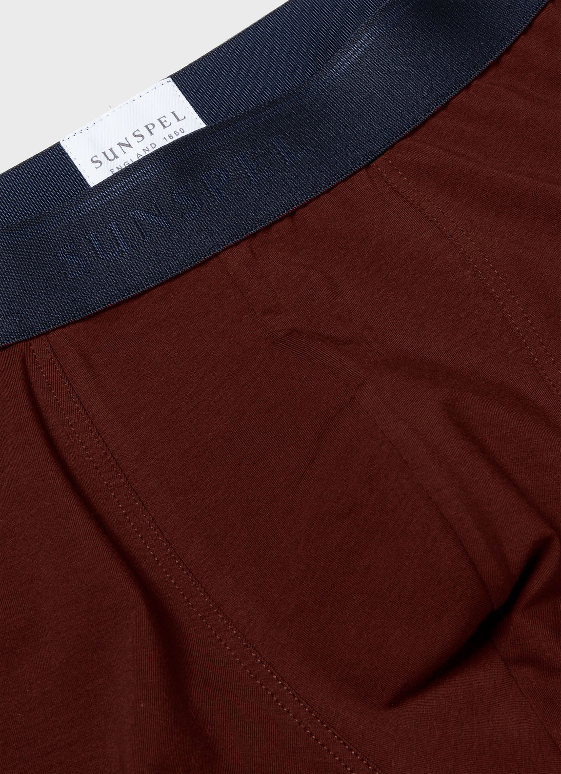 Men's Stretch Cotton Trunks in Maroon