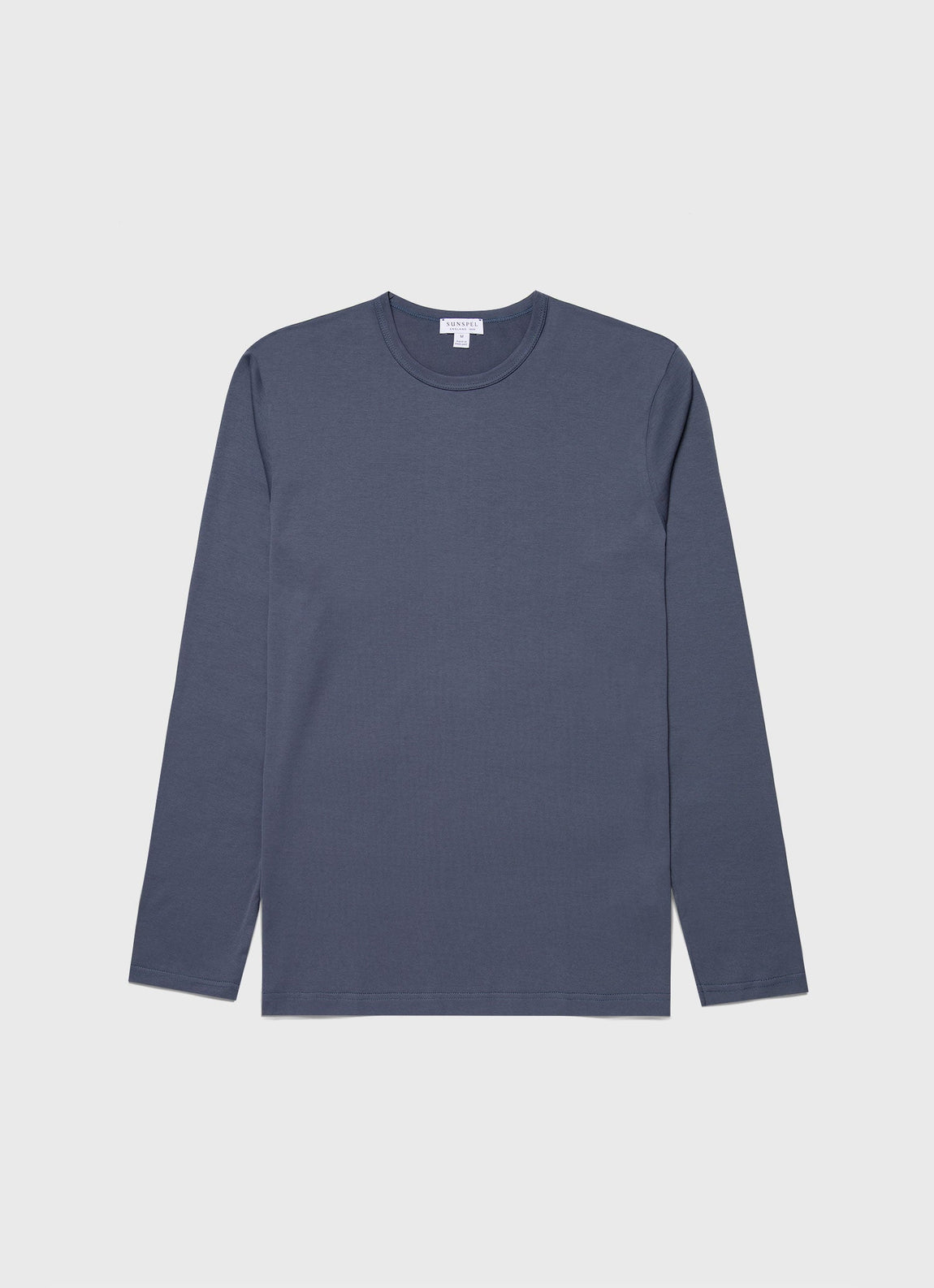 Men's Long Sleeve Classic T-shirt in Slate Blue