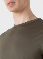 Men's Long Sleeve Classic T-shirt in Khaki