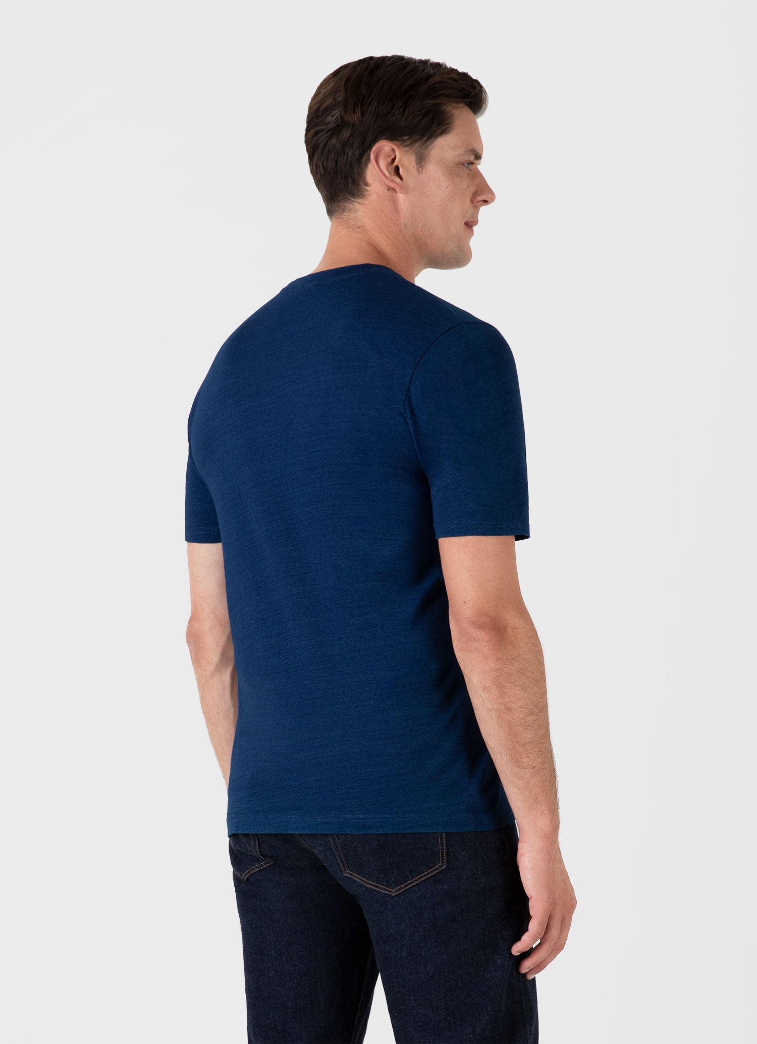 Men's Riviera Midweight T-shirt in Real Indigo