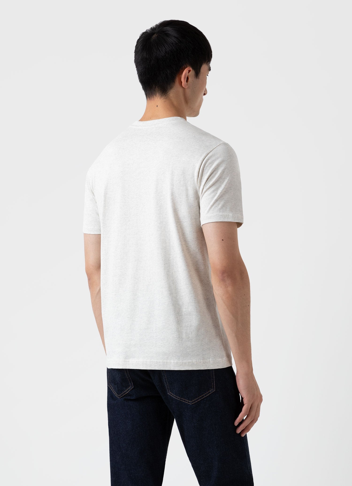 Men's Riviera T-shirt in Archive White Melange