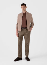 Men's Riviera Midweight T-shirt in Cocoa Brown