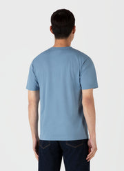 Men's Riviera Midweight T-shirt in Como Blue