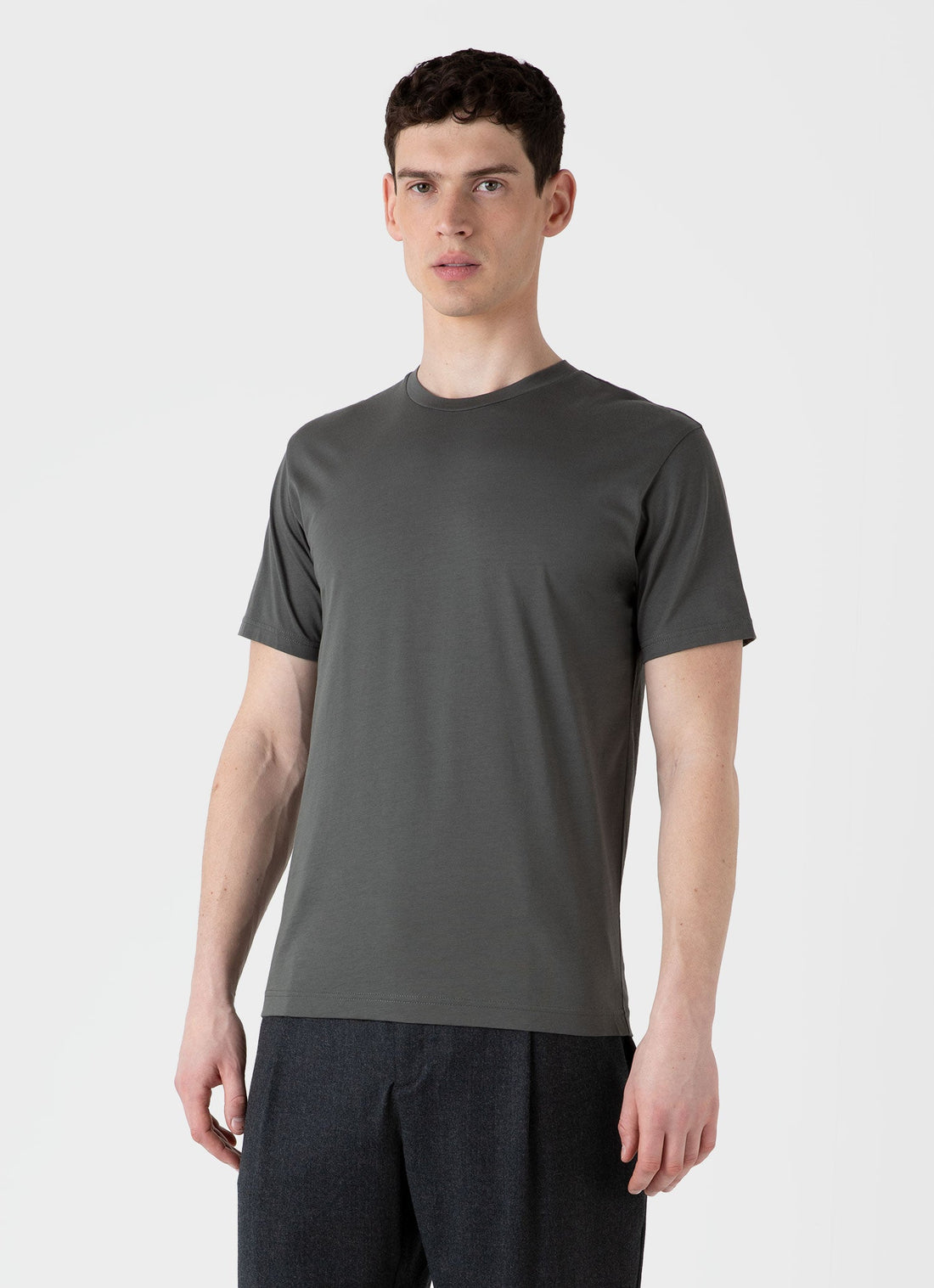 Men's Riviera Midweight T-shirt in Drill Green