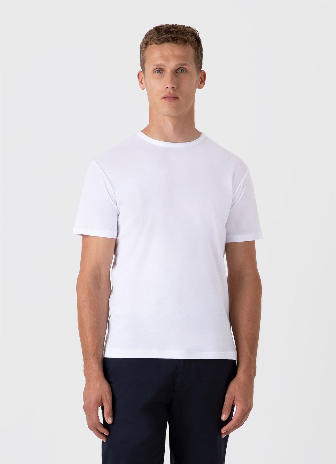 Men's Sea Island Cotton T-shirt in White