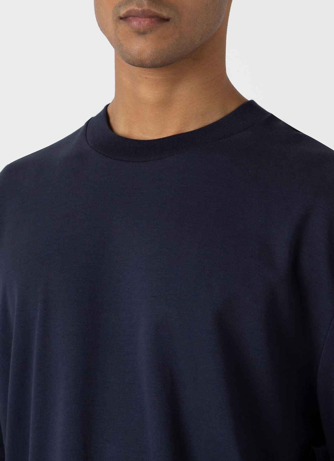 Men's Oversized Heavyweight T-shirt in Navy