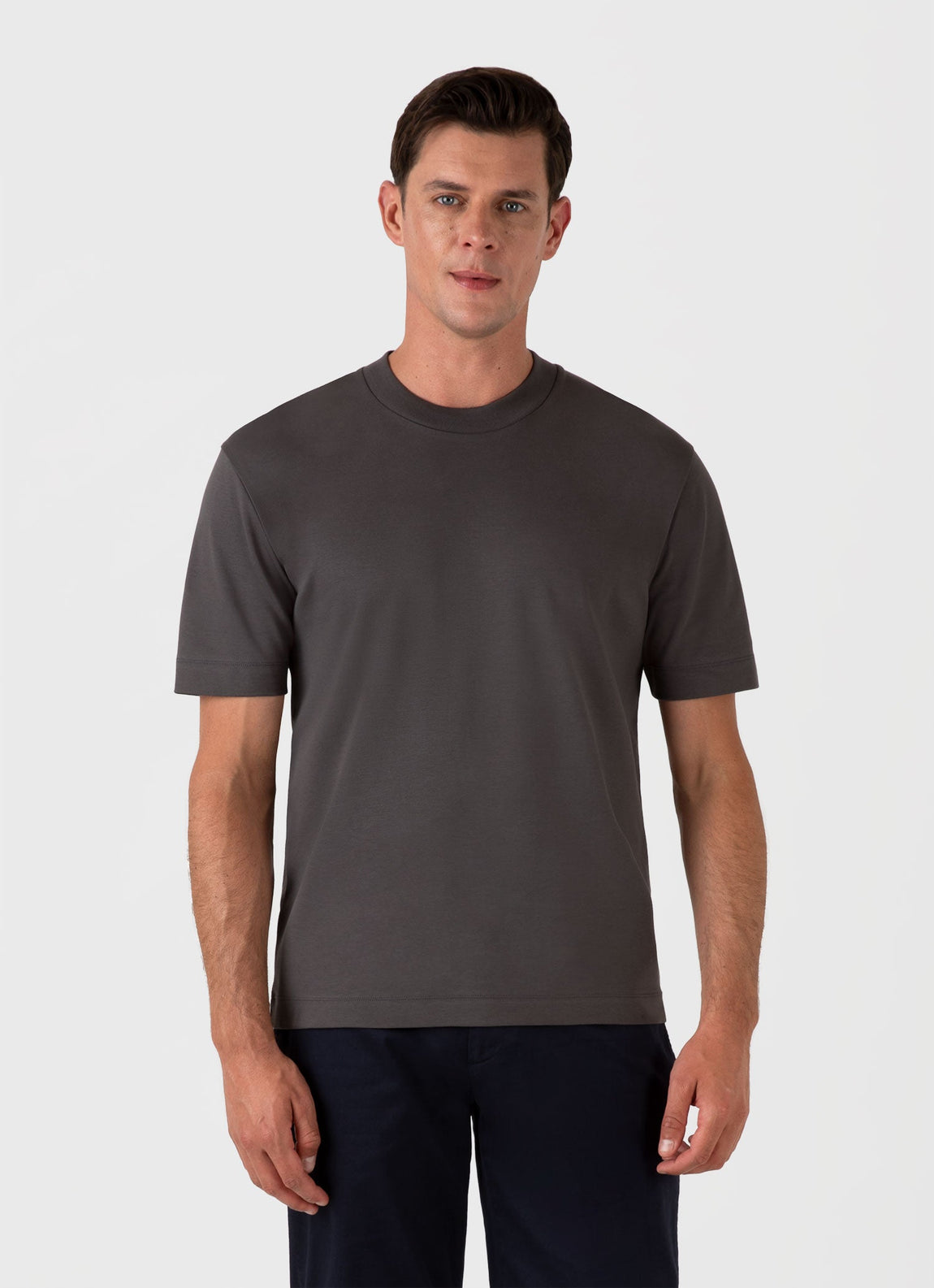 Men's Relaxed Fit Heavyweight T-shirt in Charcoal