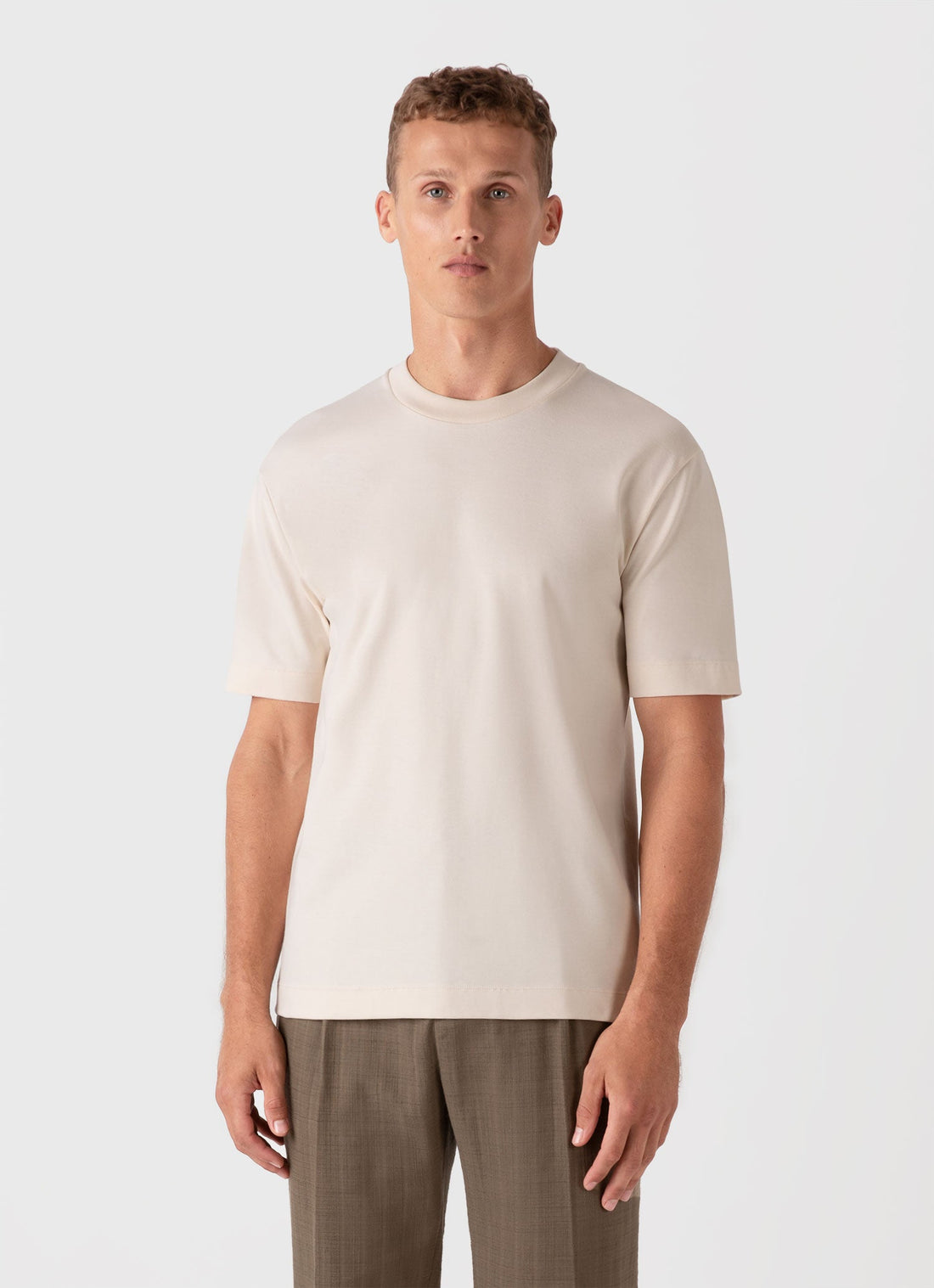 Men's Relaxed Fit Heavyweight T-shirt in Undyed