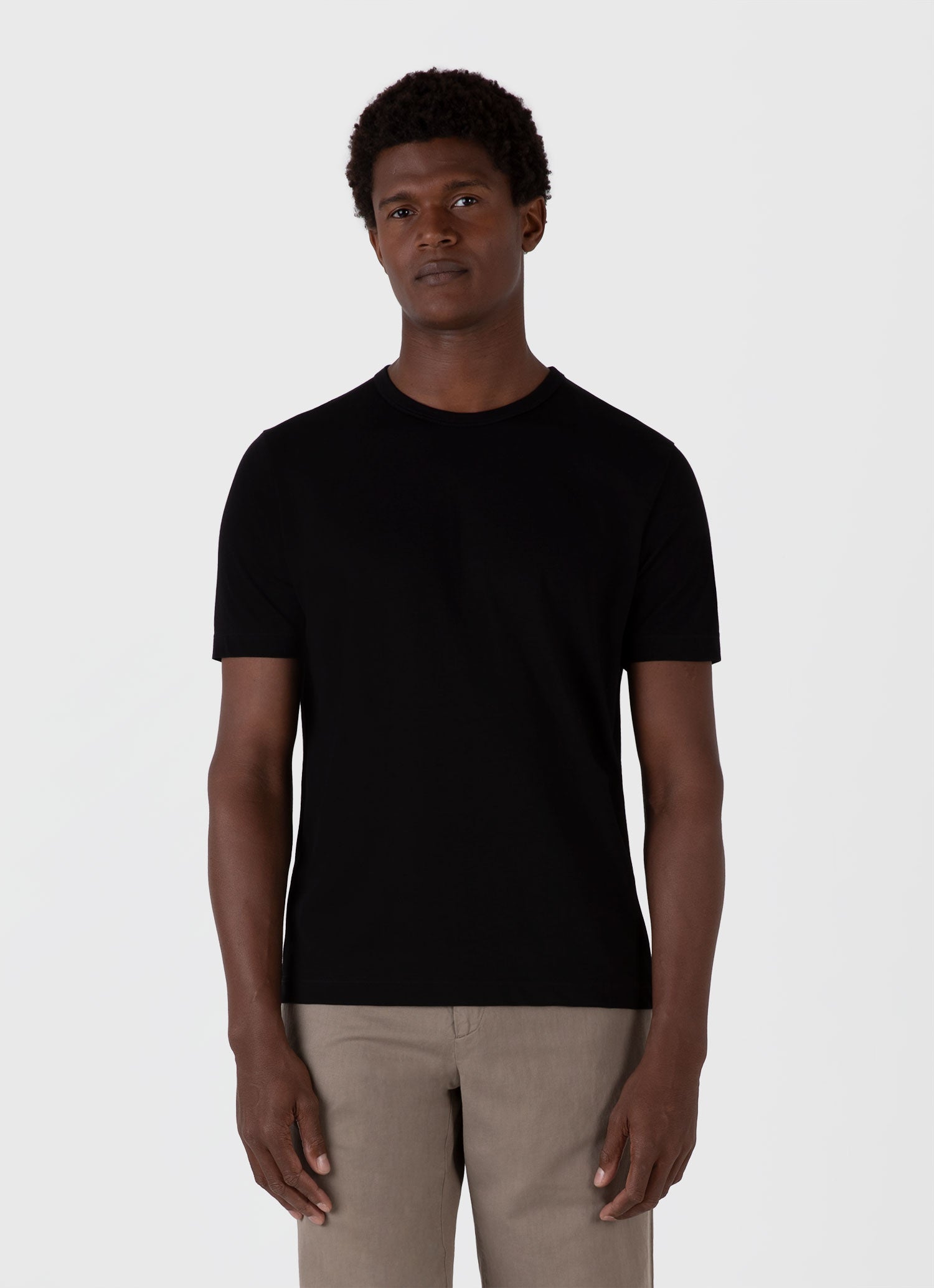 Men's Single Jersey T-shirt in Black