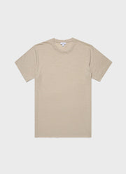 Men's Cotton Linen T-shirt in Ash Grey