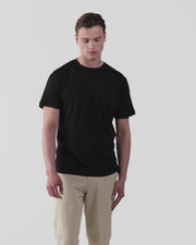 Men's Sea Island Cotton T-shirt in Black