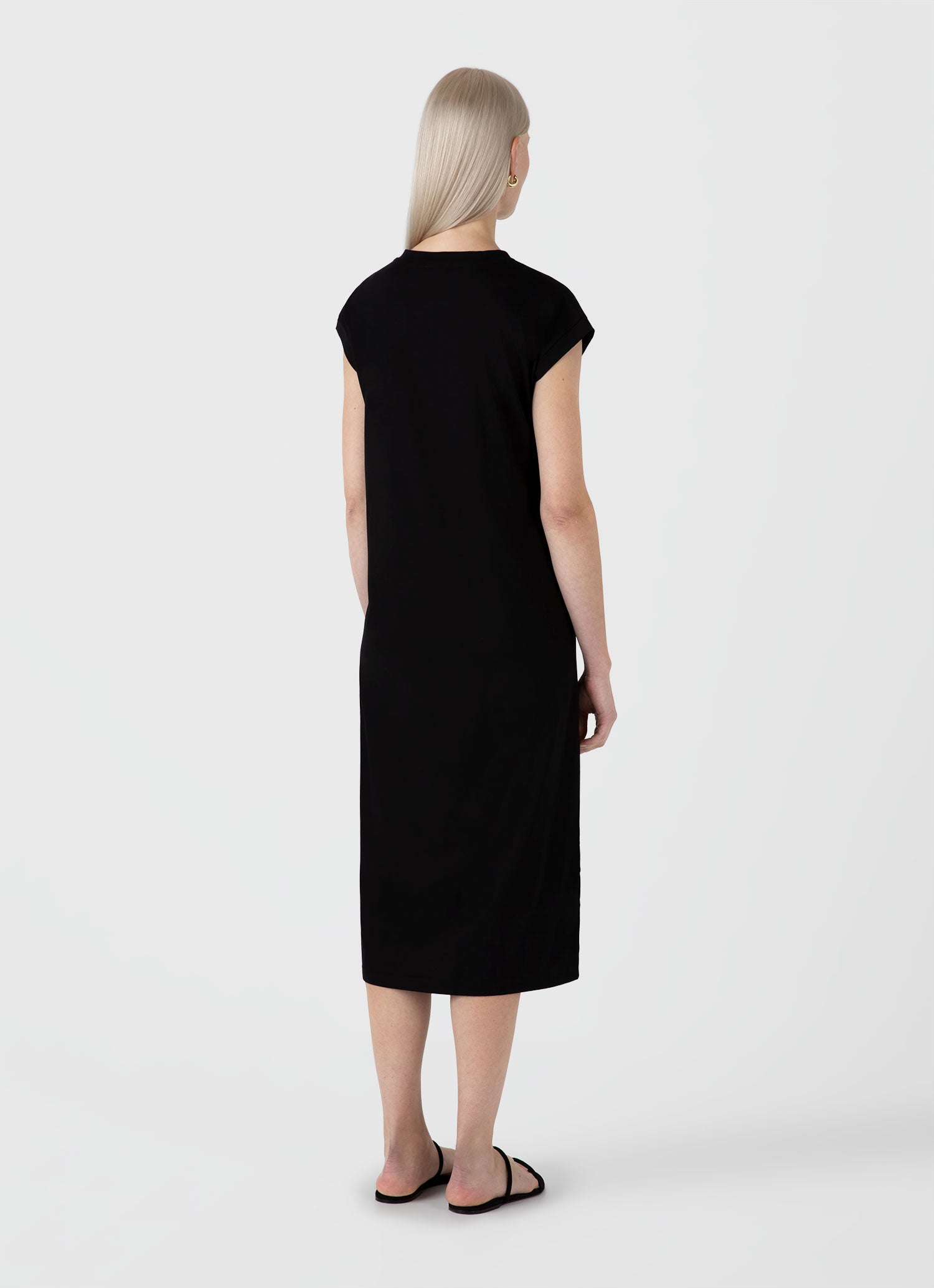 Women's T-shirt Dress in Black