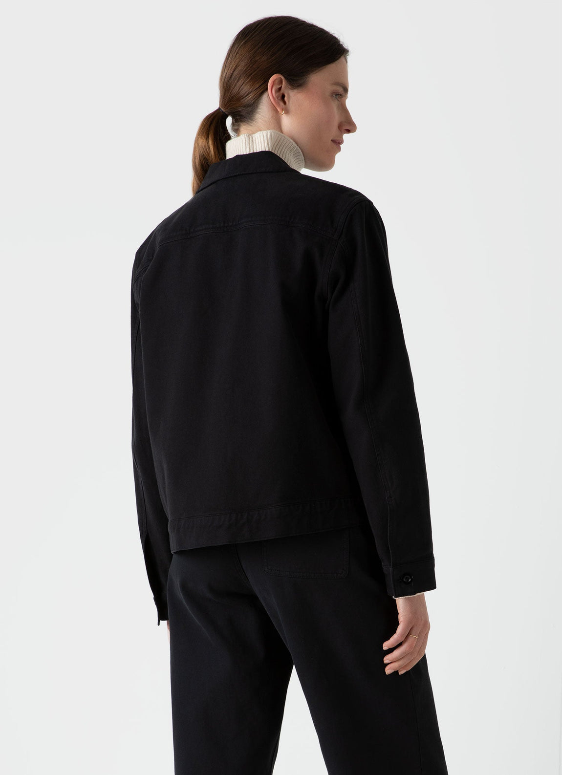 Women's Chore Jacket in Black