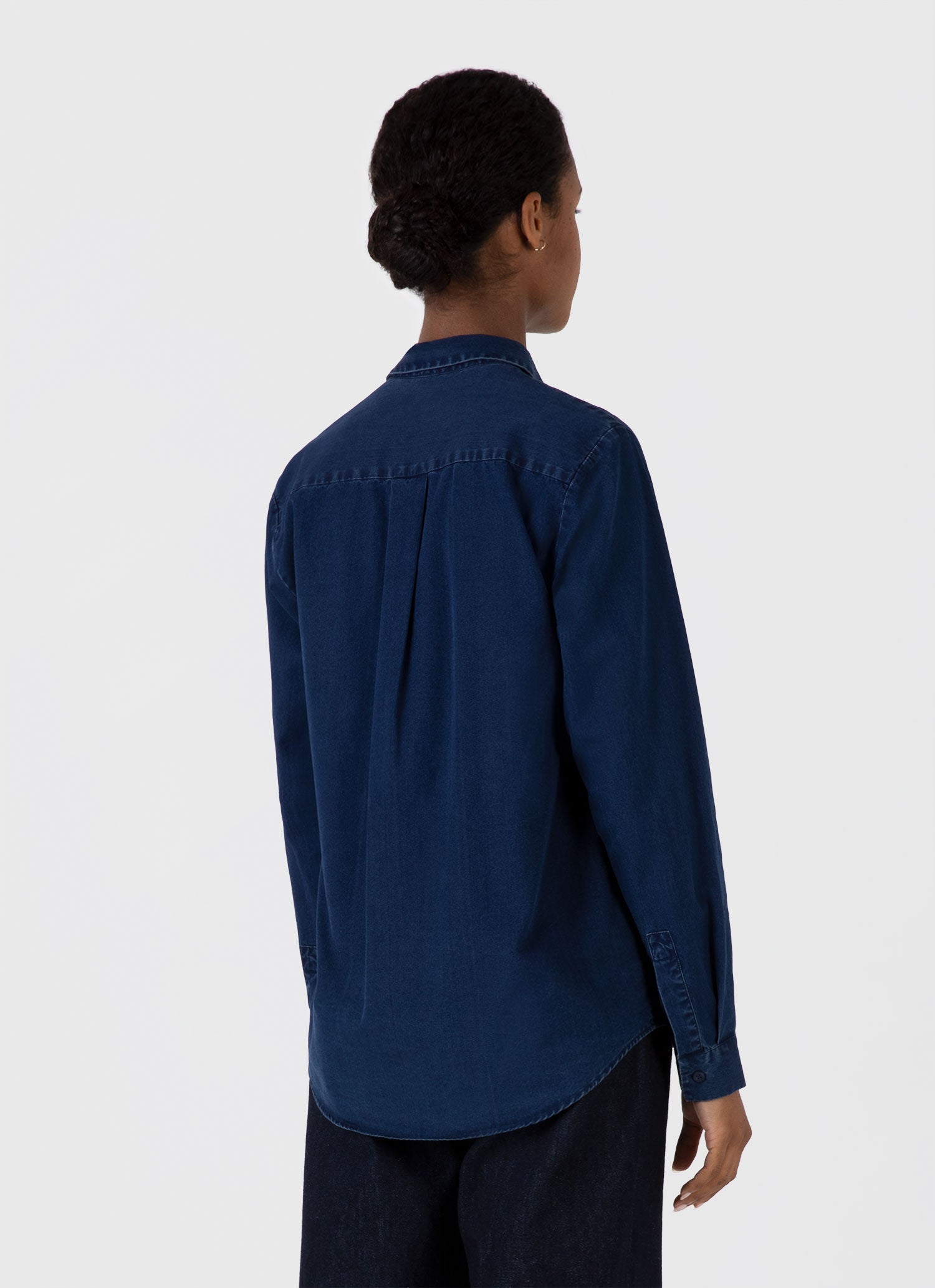 Women's Denim Shirt in Indigo