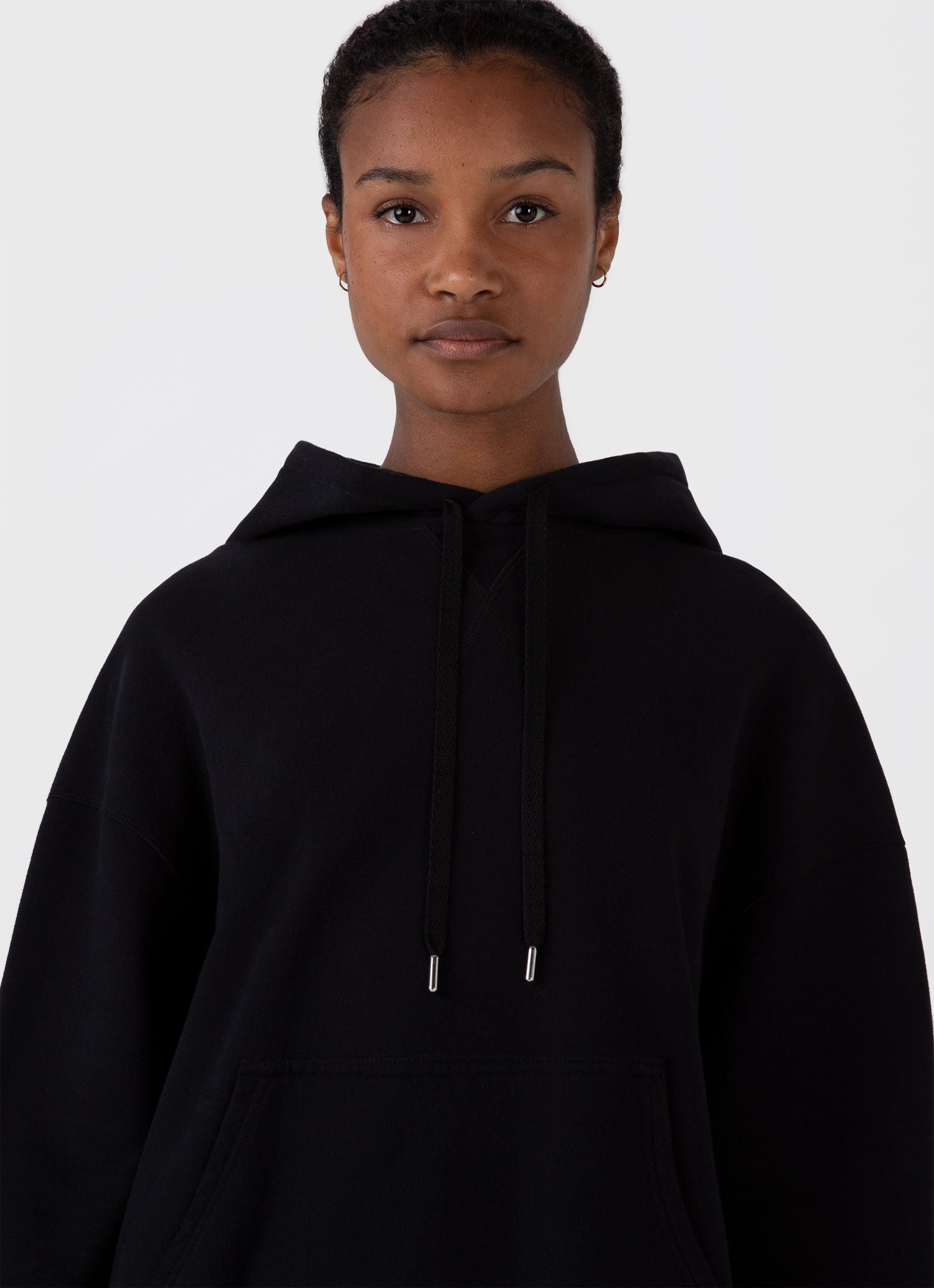 Women's Loopback Hoody in Black