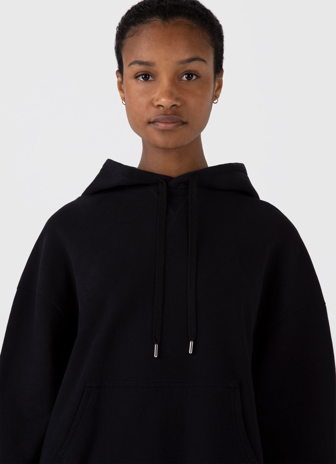 Women's Loopback Hoody in Black