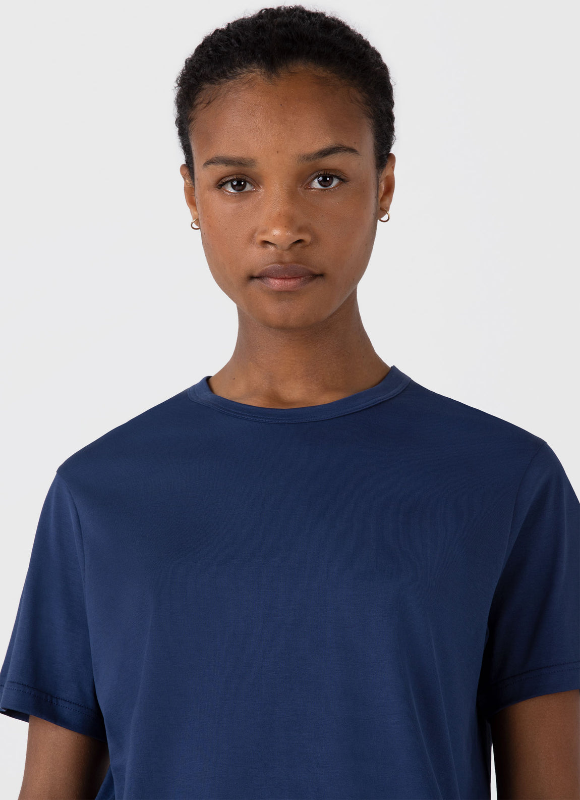 Women's Relaxed Fit T-shirt in Ink Blue