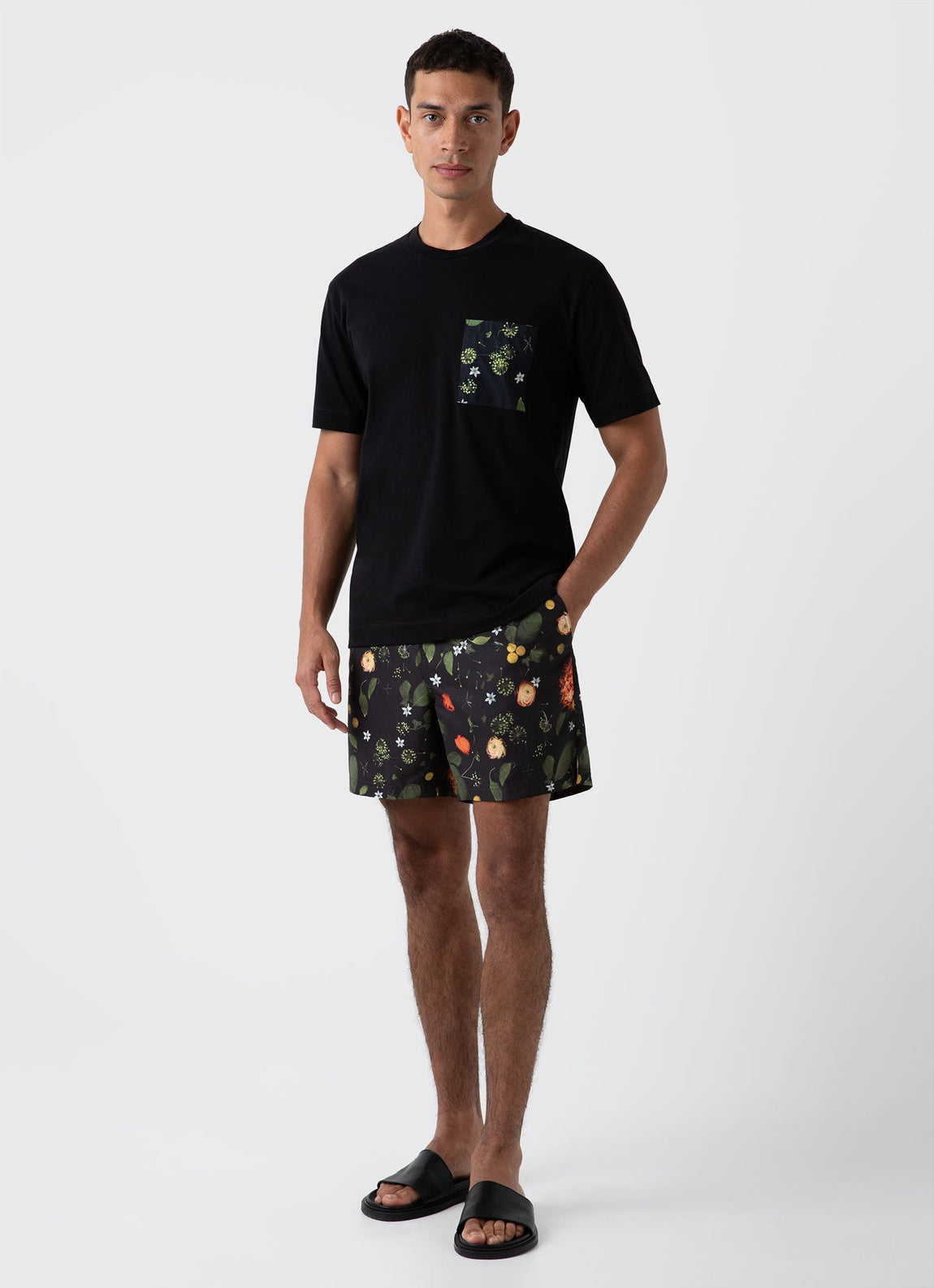 Men's Charlotte Gosch Swim Shorts in Hedgerow